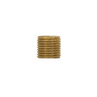 Satco Unfinished Solid  Brass Nipple