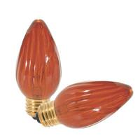 View 40 watt 120 volt F15 Medium Screw Base Amber Dimmable (2 pack)