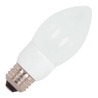 Satco 5 watt 120 volt B11 Medium Screw Base 5000K Daylight Compact Fluorescent Light Bulb