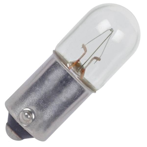 2.8 watt 14 volt T3.25 Miniature Bayonet Base Miniature Incandescent Light Bulb
