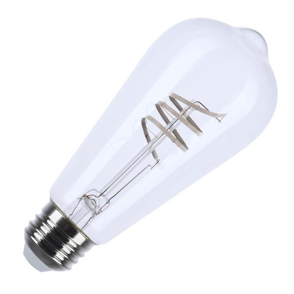 6 watt 120 volt ST19 Medium Screw Base 2700K Warm White LED Light Bulb