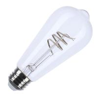 Satco 6 watt 120 volt ST19 Medium Screw Base 2700K Warm White LED Light Bulb