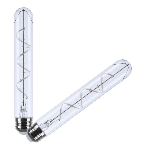 6 watt 120 volt T9 Medium Screw Base 2700K Warm White LED Light Bulb (2 Pack)