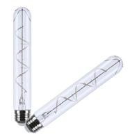 Satco 6 watt 120 volt T9 Medium Screw Base 2700K Warm White LED Light Bulb (2 Pack)