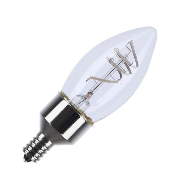 4 watt 120 volt B11 Candelabra Screw Base 2700K Warm White LED Light Bulb