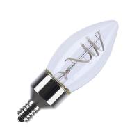Satco 4 watt 120 volt B11 Candelabra Screw Base 2700K Warm White LED Light Bulb