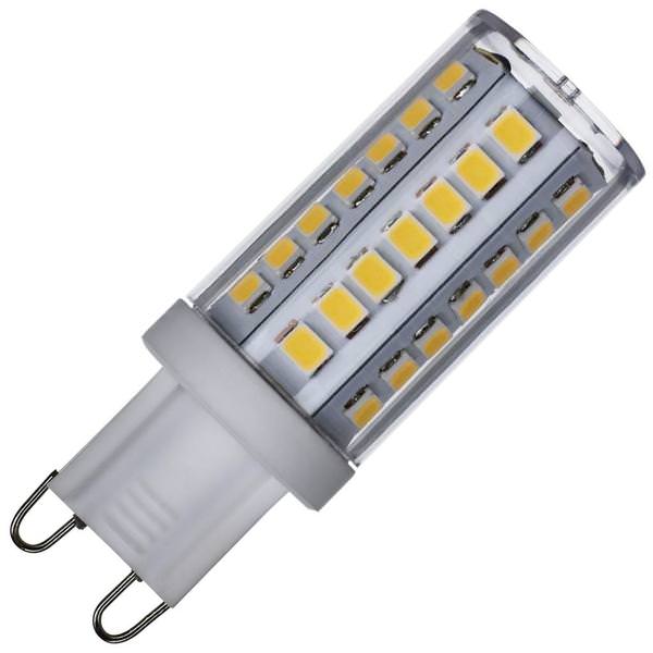 5 watt 120 volt T4 Double Loop Base 3000K Natural White LED Light Bulb