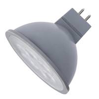 Satco 4.5 watt 12 volt MR16 Bi-Pin Base 3000K Natural White Gray LED Light Bulb