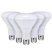 Satco 8.7 watt 120 volt BR30 Medium Screw Base 2700K Warm White Dimmable LED (6 Pack)