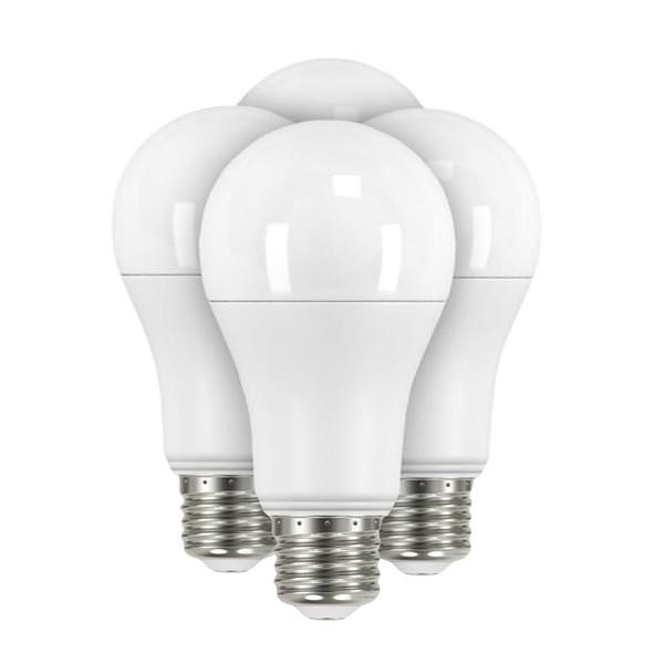 13 watt 120 volt A19 Medium Screw Base 2700K Warm White LED Light Bulb (4 Pack)