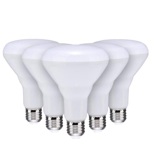 8.5 watt 120 volt BR30 Medium Screw Base 3000K Natural White LED Reflector Light Bulb (6 Pack)