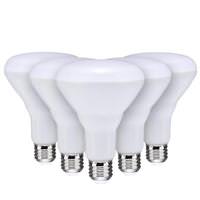 Satco 8.5 watt 120 volt BR30 Medium Screw Base 5000K Daylight LED Light Bulb (6 Pack)