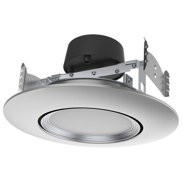 5"-6" 10.5 watt 120 volt CCT Selectable Brushed Nickel LED Recessed Downlight