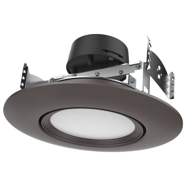 5"-6" 10.5 watt 120 volt CCT Selectable Indoor Bronze LED Recessed Downlight