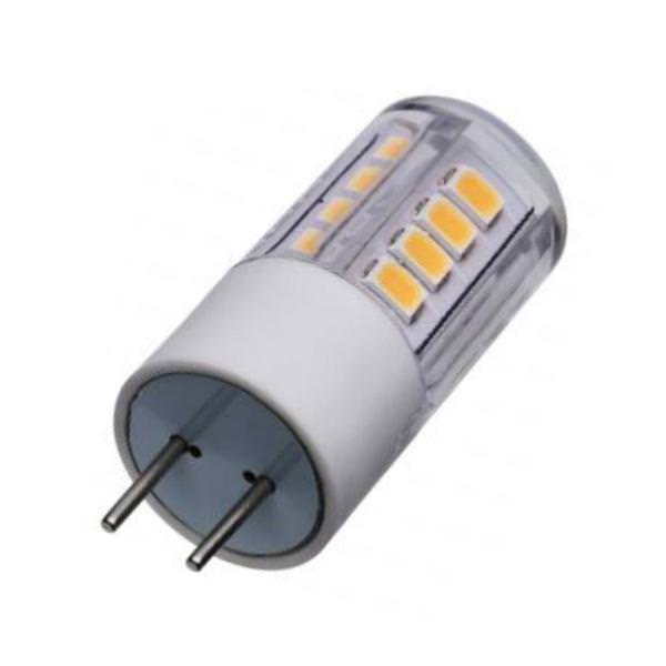 3 watt 12 volt T5 Bi-Pin Base 3000K Natural White LED Light Bulb