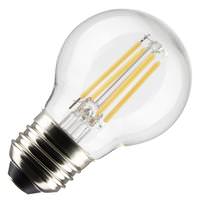 Satco 4 watt 120 volt G16.5 Medium Screw Base 3000K Natural White LED Light Bulb