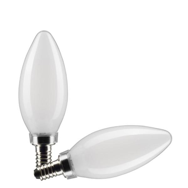 5.5 watt 120 volt B11 2700K Warm White LED Light Bulb (2 Pack)