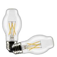 Satco 5 watt 120 volt BT15 Medium Screw Base 2700K Warm White LED Light Bulb (2 Pack)