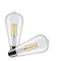 Satco 5 watt 120 volt ST19 Medium Screw Base 2700K Warm White LED Light Bulb (2 Pack)