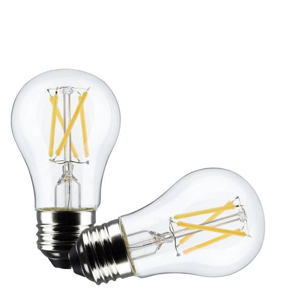 5.5 watt 120 volt A15 Medium Screw Base 2700K Warm White LED Light Bulb (2 Pack)