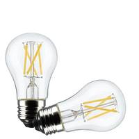 Satco 5.5 watt 120 volt A15 Medium Screw Base 2700K Warm White LED Light Bulb (2 Pack)