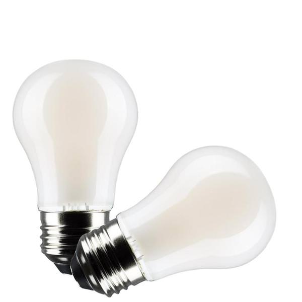5.5 watt 120 volt A15 Medium Screw Base 2700K Warm White LED Light Bulb (2 Pack)