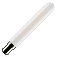 Satco 4 watt 120 volt T6.5 Double Contact Bayonet Base 3000K Natural White LED Light Bulb