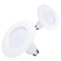 Satco 4" 8.5 watt 120 volt Medium Screw Base CCT Selectable LED Downlight (2 Pack)