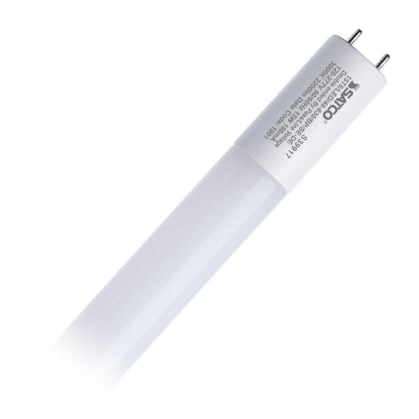 48" 15 watt 120/277 volt T8 Medium Bi-Pin Base 4000K Cool White LED Light Bulb