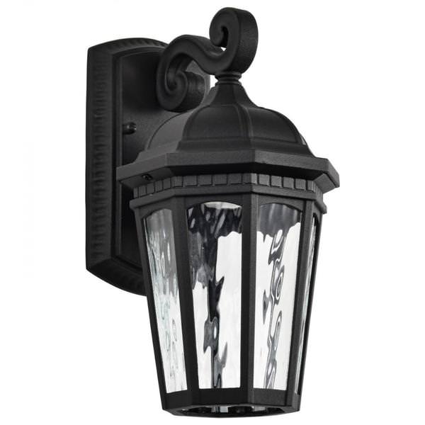 10 watt 120 volt CCT Selectable Matte Black East River Starfish RGBTW LED Wall Sconce Fixture