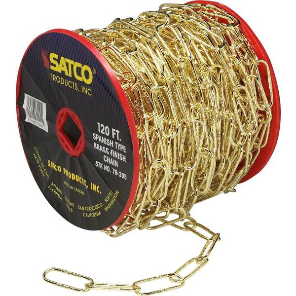 11" Spanish Brass 50 Yard Gauge Chain