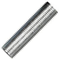 Satco 3.5" Zinc Plated 1/8 IP Silver Steel Nipple