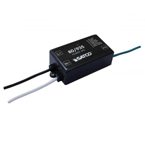 347 volt Black LED HID Surge Protector