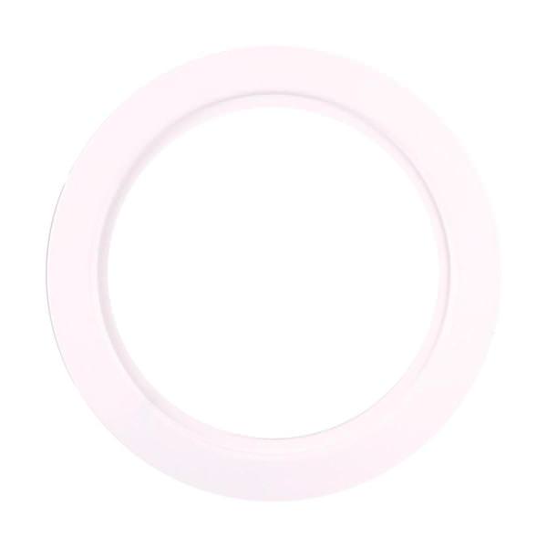 4" Round White Goof Ring for Remote Driver Installation