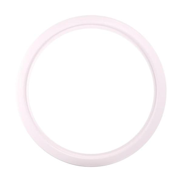 8" White Round Goof Ring for Remote Driver Installation