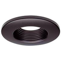 Satco 4" Round Bronze Deep Baffle Trim for Recessed Downlights