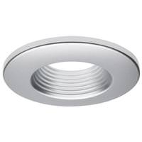 Satco 4" watt Brushed Nickel Deep Baffle Trim for Recessed Downlights