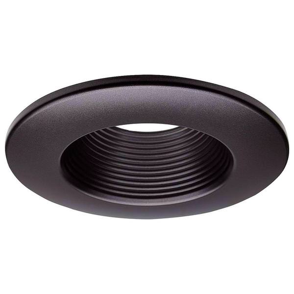6" Round Bronze Deep Baffle Trim for Recessed Downlights