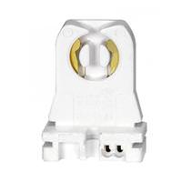 Satco Medium Shunted Slide-On Mounting White Lampholder for T8 and T12 Lamps