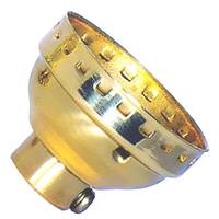 Satco 3 Piece Polished Brass Cap With Paper Liner