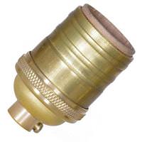 Satco 4 Piece Screw 1/8 IPS Brass Short Keyless Socket