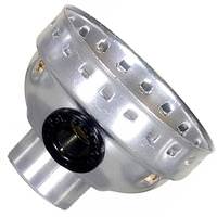 Satco Nickel 1/8 IPS Aluminum Cap With Paper Liner