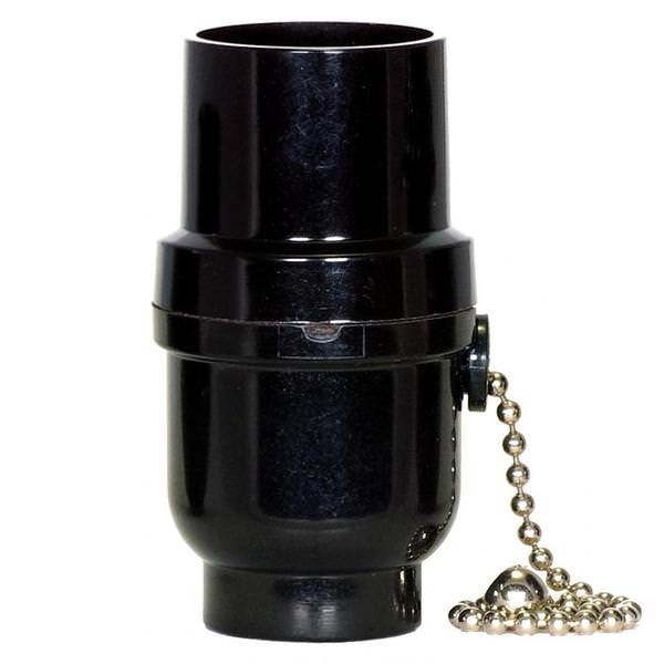 3-Way 1/8 IPS Metal Bushing Nickel Pull Chain Socket