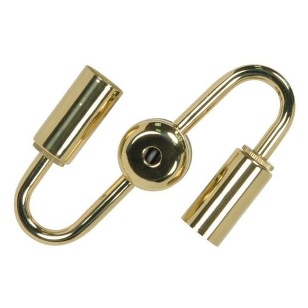 1/8 IPS Brite Gilt S Cluster; For Medium and Candelabra Sockets