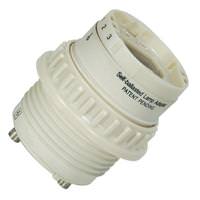 Satco 2" 13 watt Self-Ballasted 4-Pin Lampholder Uno Ring Socket Adapter 