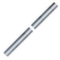 Satco 1/4 IP Steel Nipple Zinc Plated Silver Running Thread