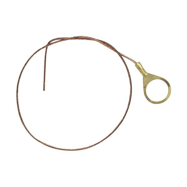 12" Ground Lug 1/4 IP Bare Copper Ground Wire