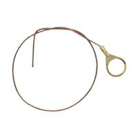 Satco 12" Ground Lug 1/4 IP Bare Copper Ground Wire