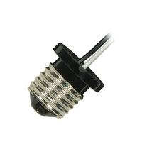 Satco Medium Base Phenolic Brown Flanged Adapter