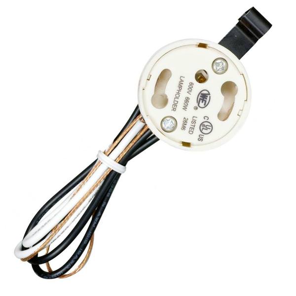 13" Snap Bracket White GU24 Socket